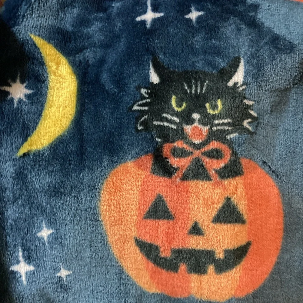 Wicked black cats Halloween throw blanket *FIRM PRICE*